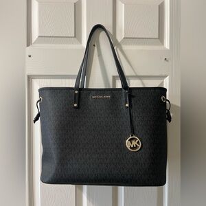 Michael Kors black tote purse